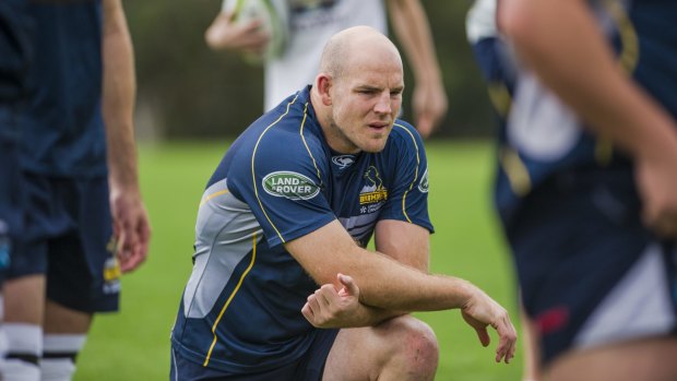 Brumbies captain Stephen Moore is preparing to take on long-time rival Keven Mealamu.