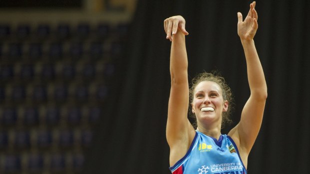 Canberra Capitals forward Stephanie Talbot has been working hard on improving her outside shot.