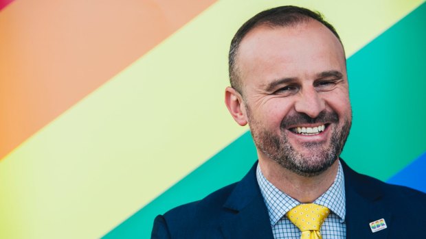 ACT Chief Minister Andrew Barr: Has offered to proxy vote for anyone who needs help with a yes vote in the postal survey on same-sex marriage.
