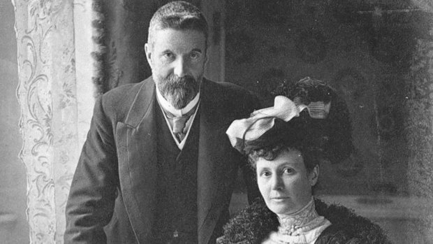 Alfred Deakin and his wife, Pattie.