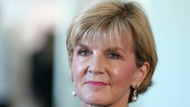 Foreign Minister Julie Bishop: "As long as nuclear weapons exist, many countries, including Australia, will continue to rely on nuclear deterrence to help prevent nuclear attack or coercion."