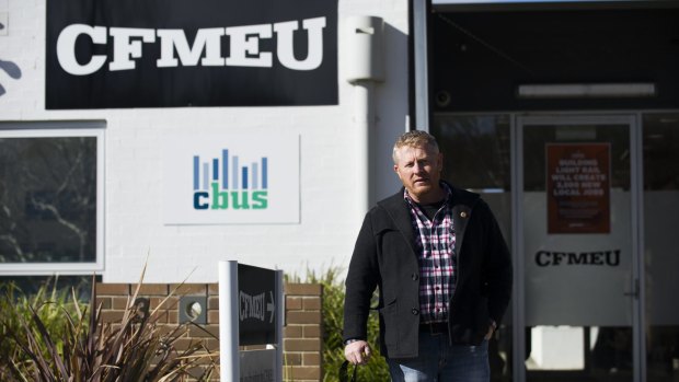 CFMEU secretary and Tradies Club chairman Dean Hall said the club's $3.8 million union contribution had nothing to do with the Dickson land deal.