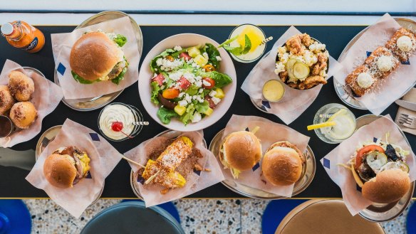 Slider Diner's menu has expanded to include pulled pork doughnuts and truffled mac and cheese.