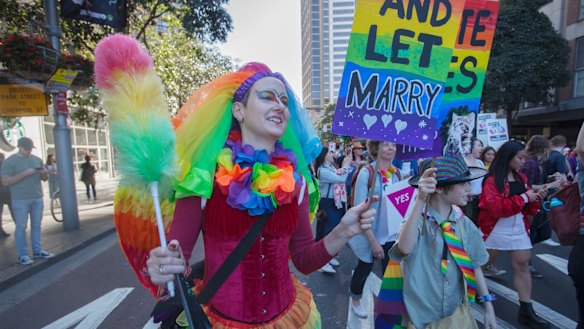 I scroll through pictures of the Sydney rally and cry like a sook.