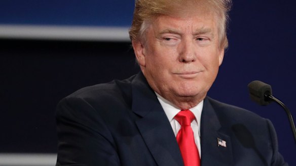 Republican supporters were silent when Donald Trump struggled through the ''Fitness to be president'' section.