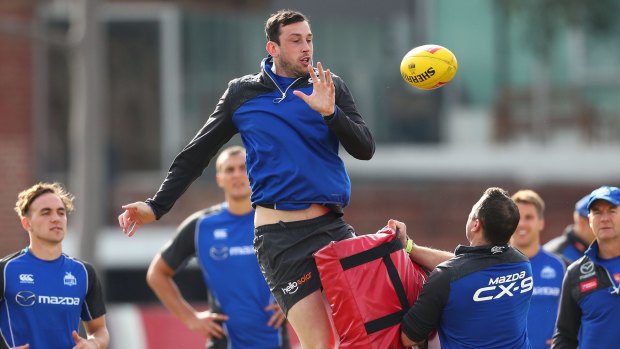 Still No.1: Todd Goldstein is on the verge of turning his form around, according to North Melbourne coach Brad Scott.