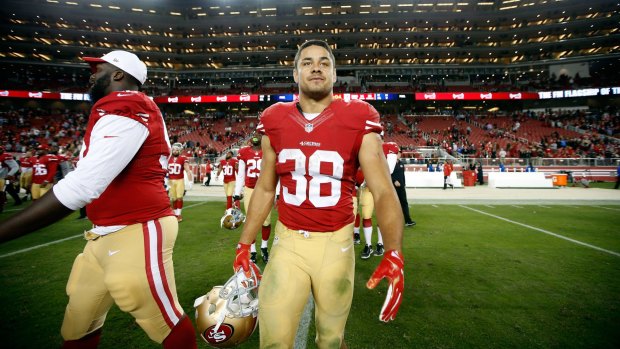 Against the odds: Jarryd Hayne was up against it from the start.