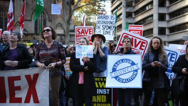 Opposition to WestConnex drew thousands to the city in protest on Sunday, May 29.