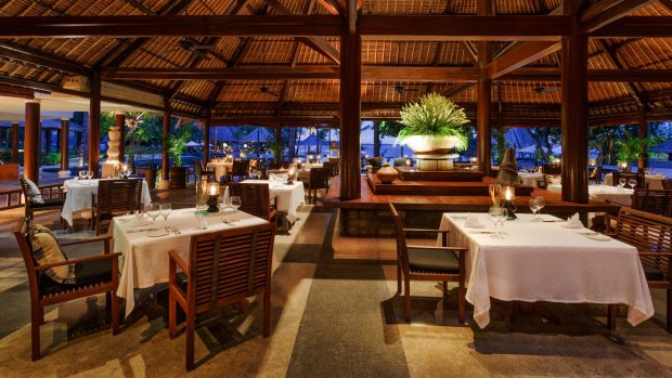 Oberoi Lombok dining.