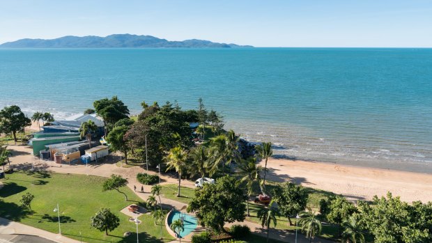 Townsville's The Strand. The Queensland city is one of the few destinations still offering good value for money over the Easter holidays.