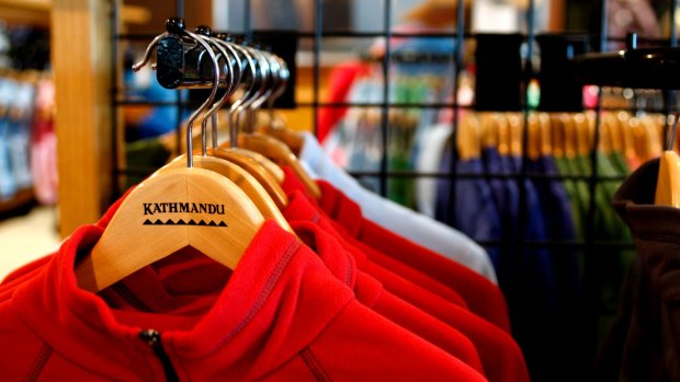 Kathmandu's Australian same-store sales growth was the strongest of the group at 6.5 per cent.