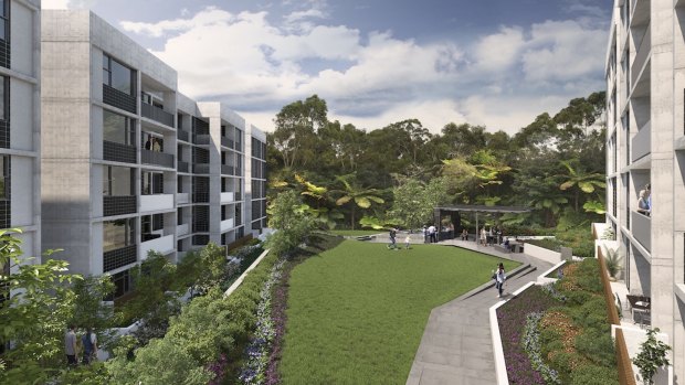 The DHA project at Crimson Hill, Lindfield.
