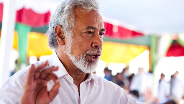 Xanana Gusmao led the negotiations at The Hague.