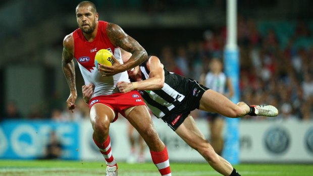 Lance Franklin plays game 250.