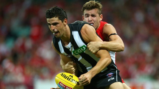 Scott Pendlebury's Magpies had a horrid night.