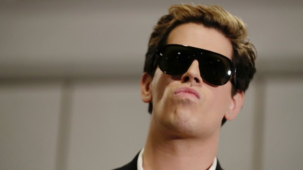 Right-wiing commentator Milo Yiannopoulos.