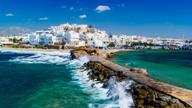 Naxos in the Cyclades archipelago, Greece.