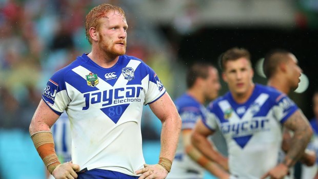 Welcome back: James Graham returns for the Bulldogs against the Roosters.