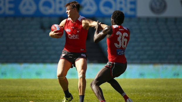 Swans' Callum Sinclair will also come up against his own club in the round five clash.