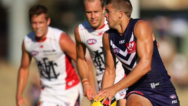 Stephen Hill's early form has been a feature of the Fremantle Dockers' pre-season.