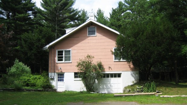 The famous 'Big Pink' house, where Bob Dylan and The Band produced 139 songs.