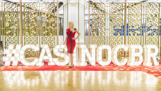 Vice-president and general manager of the Canberra casino refurbishment Rhiannon Bach. Ms Bach was poached from a major casino in Macau.