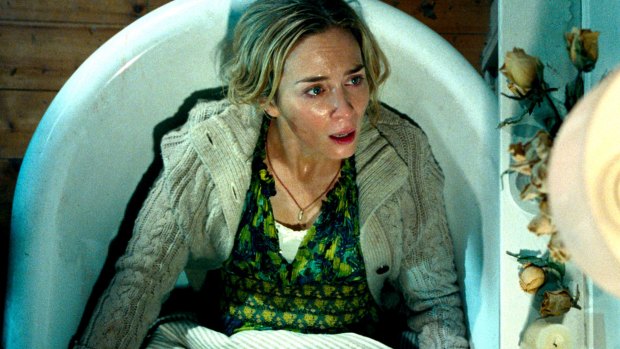 Emily Blunt must go about her business in silence in A Quiet Place.