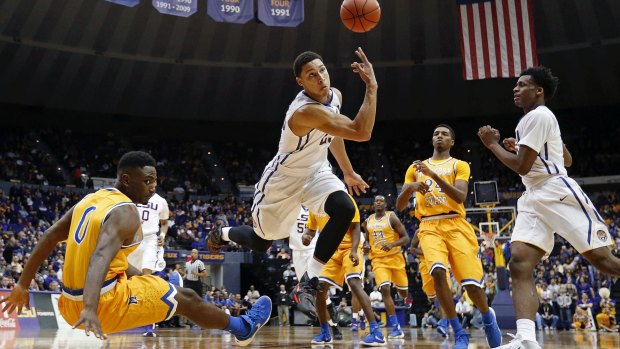Going it alone: LSU forward Ben Simmons continues to impress in his freshman year. 