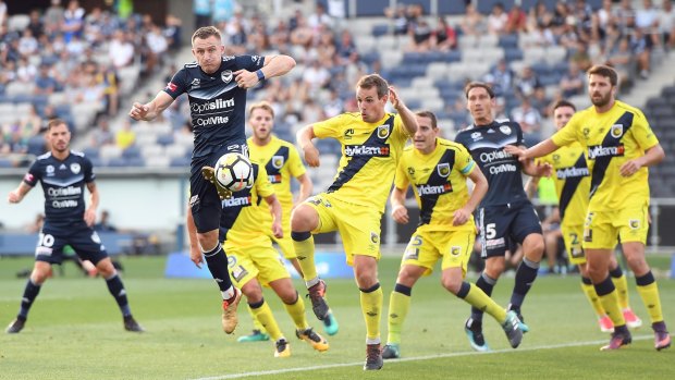 Besart Berisha was troublesome for Central Coast.