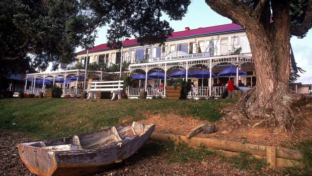 The Duke of Marlborough Hotel, New Zealand's oldest pub. 