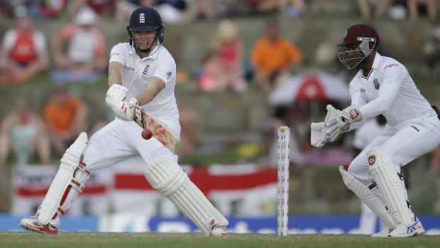 England's Gary Ballance finished on 44 not out.