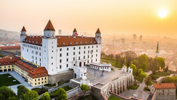 Bratislava's old town.