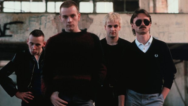 The characters of <I>Trainspotting</I>: Spud, Renton, Sick Boy and Begbie.
