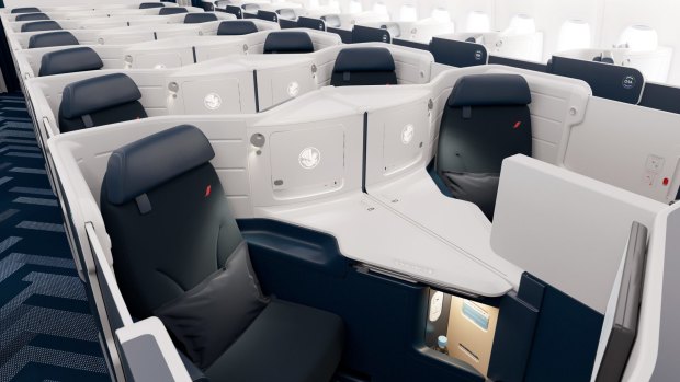 Air France is the latest airline to introduce business class seats with sliding doors