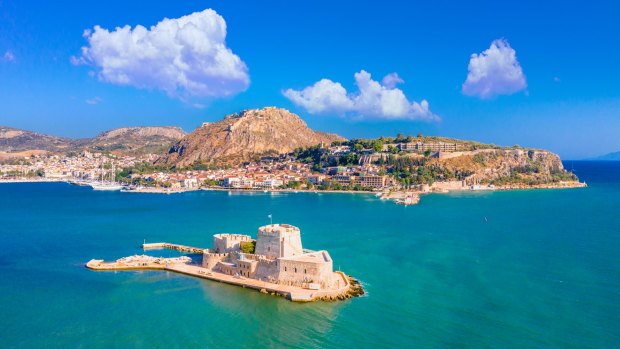 The old town of Nafplion in Greece.