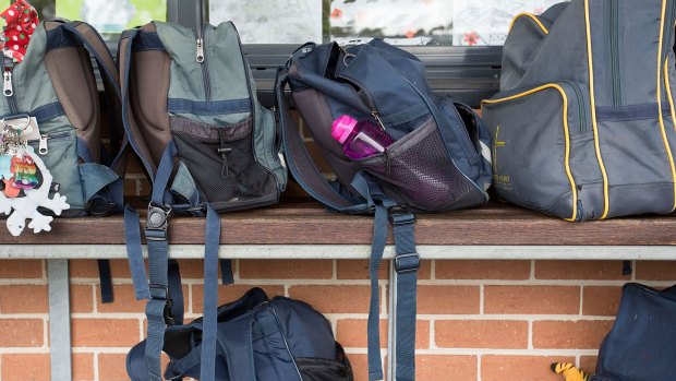 A Caboolture schoolgirl allegedly pulled a knife on another student on Monday.