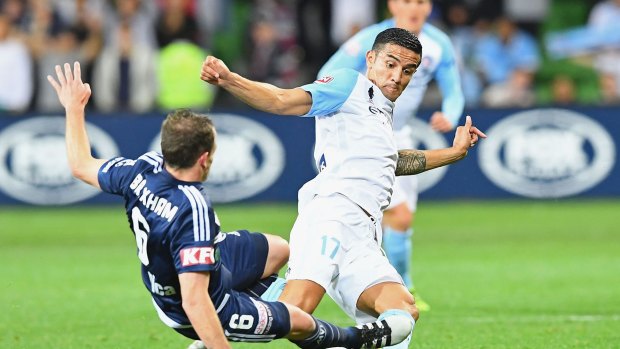 Sidelined: Tim Cahill.