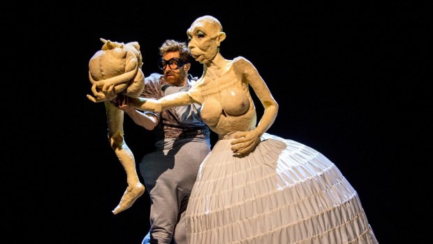 Duda Paiva performs in Blind, part of the Festival of Live Art, at Theatre Works.