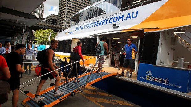 Manly Fast Ferries has the sole rights to operate fast ferries from Circular Quay to Manly.