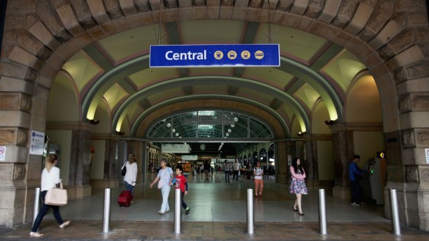 Sydney's Central Railway Station.