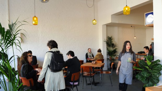Cheap and cheerful: Mighty Boy eatery in Fitzroy.