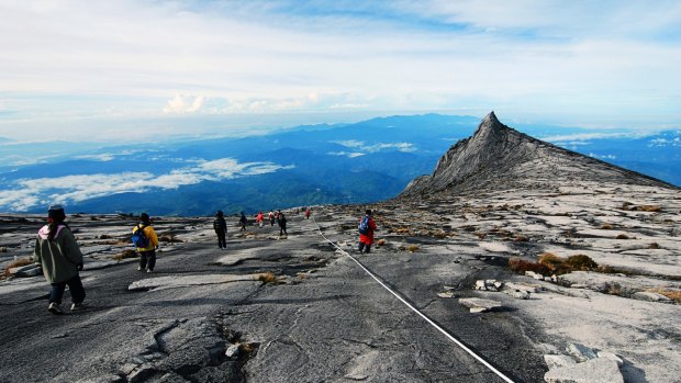 South Peak of Mount Kinabalu in Sabah, Borneo.