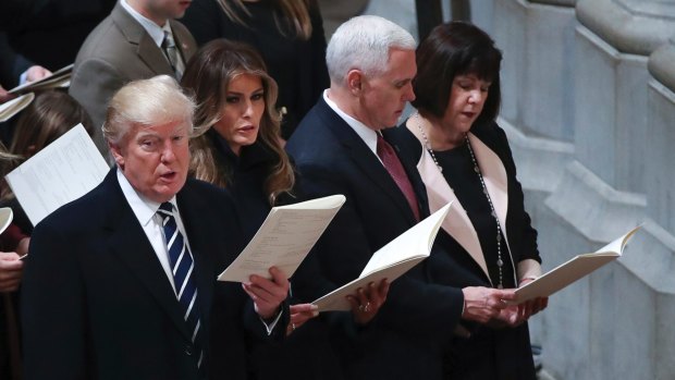 Donald Trump and his Vice-President Mike Pence have not always sung from the same hymnsheet on policy.