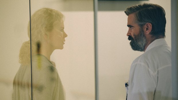 Nicole Kidman and Colin Farrell in The Killing of a Sacred Deer.