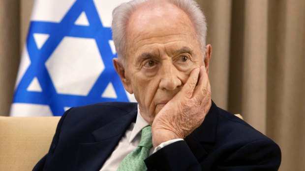 Former Israeli President Shimon Peres in 2013.