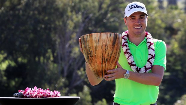 History repeats: Justin Thomas has form for success in Hawaii.
