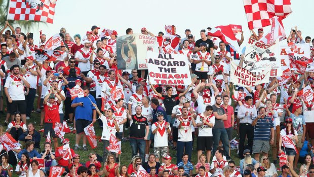 Red, white and rabid: Dragons fans can take their passion too far sometimes.