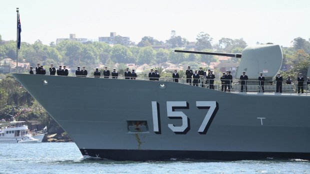 The HMAS Perth has been caught up in a fundraising scandal.