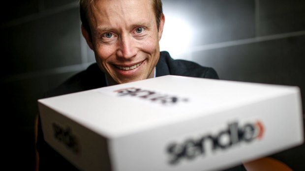 James Chin Moody, founder of Sendle, a delivery company that owns no vans.