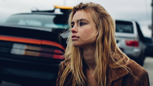 On a mission ... Lucy Fry stars in the TV adaptation of <i>Wolf Creek</i>.